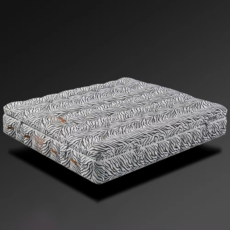 Memory Foam Mattress In A Box Queen - 高級ピロートップ防火ベッドハイブリッドマットレス クイーン キング ファブリックメモリーフォームマットレス ホテルスプリングラテックスマットレス イン・ア・ボックス