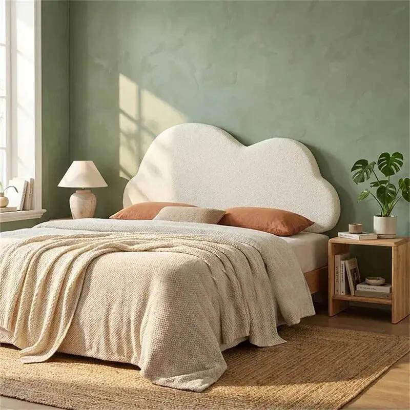 Headboard Cushion Backrest Tatami - クリエイティブクラウドシェイプベッドヘッドボードソフト背もたれクッション衝突防止枕寝室用畳モダンな装飾家庭用家具