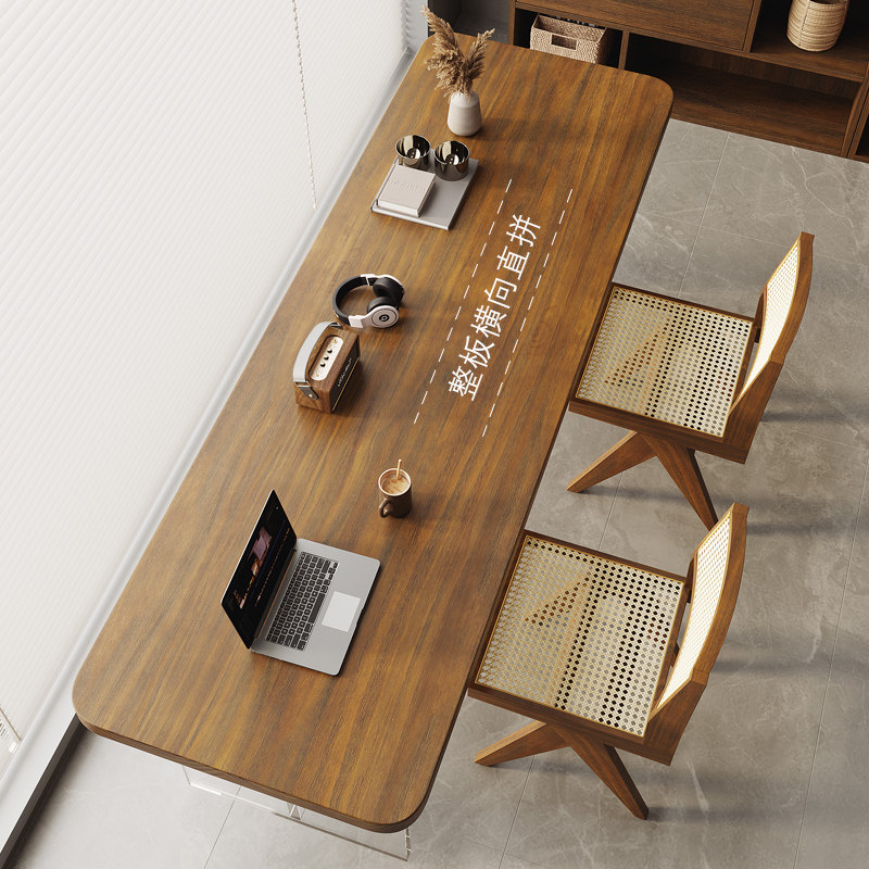 北欧アクリルフローティング無垢材デスクイタリアのミニマリスト - Bedroom Furniture のレビューと価格