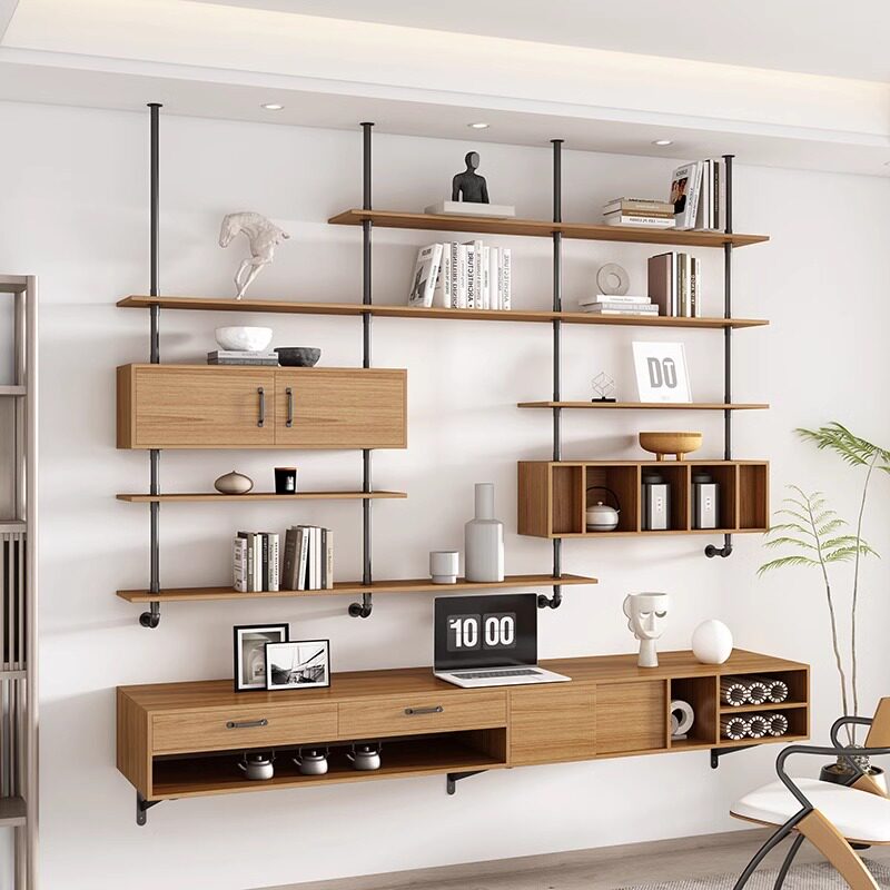モダンな無垢材フローティングデスク イタリアのミニマリスト学 - Bedroom Furniture のレビューと価格