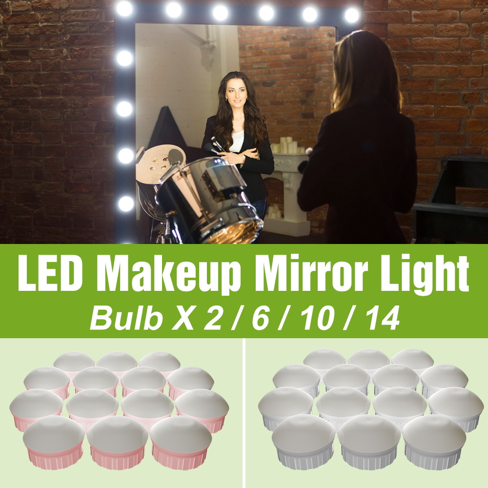 LED 化粧鏡電球 5V ドレッシングテーブルランプ USB - Dressing Table Vanity With Lighted Mirror のレビューと価格