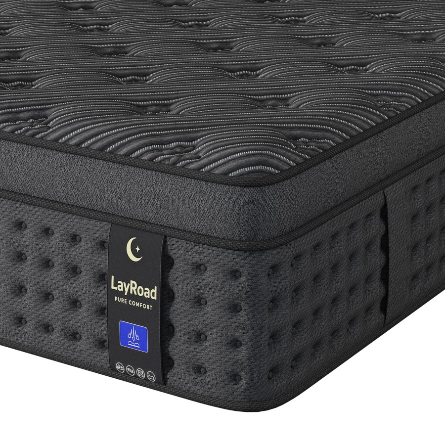 12/14インチ ポケットスプリング付きメモリーフォームハイ - Memory Foam Mattress In A Box Queen のレビューと価格
