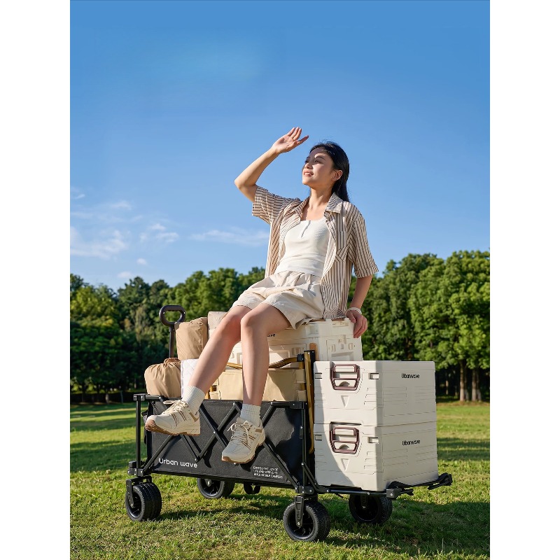 折りたたみ式キャンプワゴン、屋外用、コンパクトに収納可能、リ - Outdoor Furniture のレビューと価格