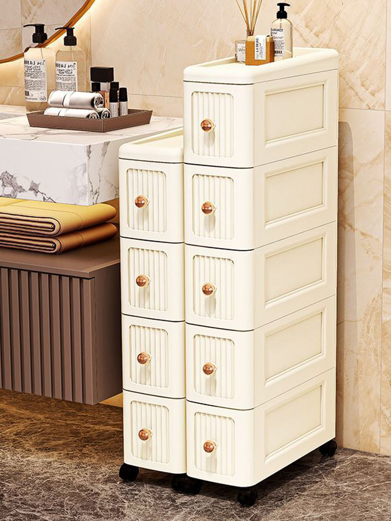 幅15CMの隙間収納キャビネット – キッチン冷蔵庫やテーブ - Storage のレビューと価格
