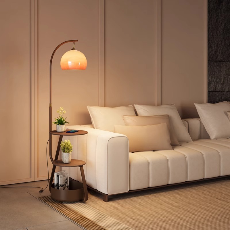 フロアランプ、アンティークの寝室用ベッドサイドテーブル、一体 - Sofas のレビューと価格