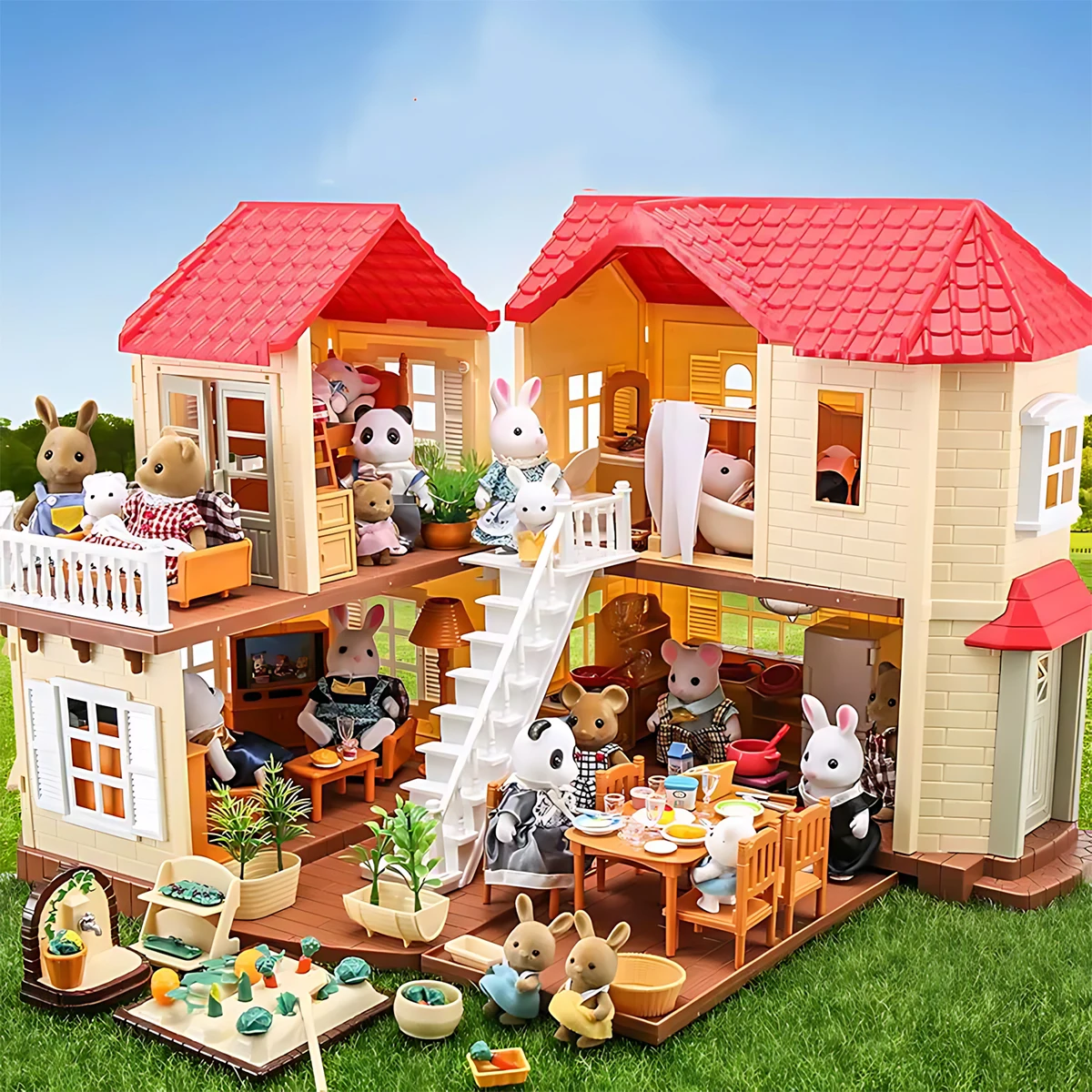 ミニチュア家具 1:12 ドールハウスキッチンリビングルーム - Bedroom Furniture のレビューと価格